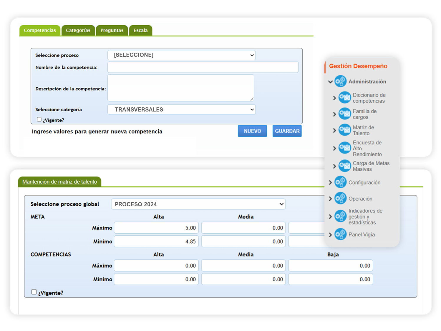 Gestión del Desempeño