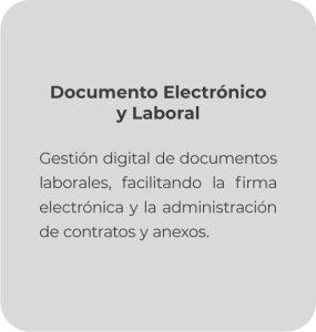 Documento electrónico y laboral