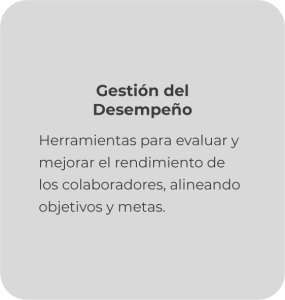 Gestión del desempeño